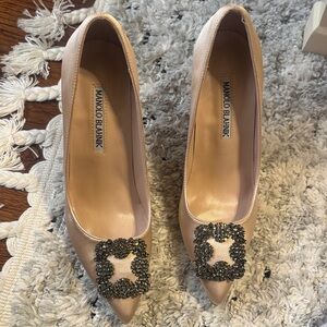 Nude Embellished Heels